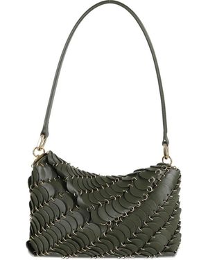 Rabanne 'paco' Shoulder Bag In Khaki - Gray