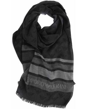 Emporio Armani Scarves and mufflers for Men Online Sale up to 42 off Lyst