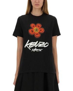 KENZO "futura Loose" T-shirt - Black