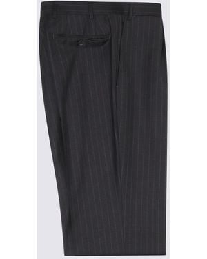 Canali Wool Suits - Black