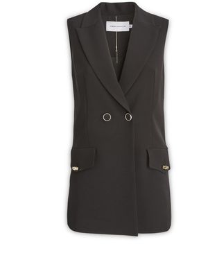 SIMONA CORSELLINI Jackets & Vests - Black