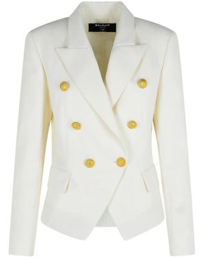 Balmain Jackets - White