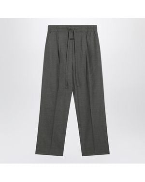 Fear Of God Trousers With Drawstring - Grey