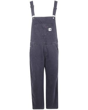 Carhartt "w` Bib" Overall Straight Clothing - Blue