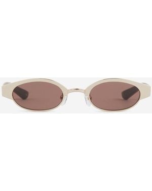 McQueen Oval Sunglasses - Pink