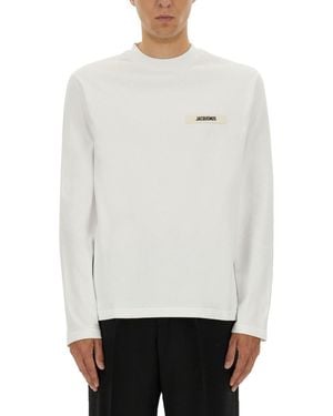 Jacquemus Long-Sleeved T-Shirt - White
