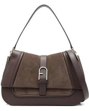 Furla Flow L Top Handle Bags - Brown