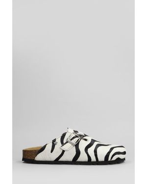 Cubanas Maria Slipper-mule - White