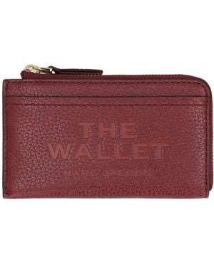 Marc Jacobs The Top Zip Multi Wallet Leather - Purple