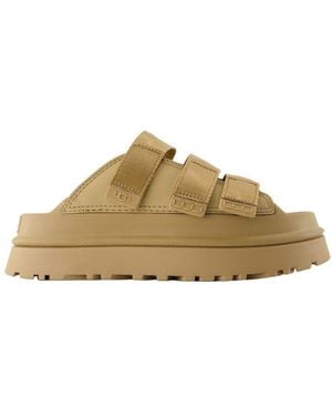 UGG W Goldenglow Slide Mules - Metallic