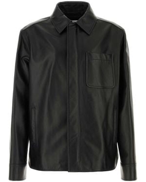 Loewe Leather Jacket - Black