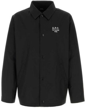 A.P.C. Jackets - Black