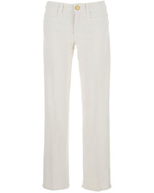The Seafarer 'Cris' Jeans With Five-Pocket Design - White