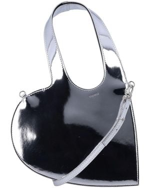 Coperni Mirrored Crossbody Baby Heart Tote Bag - Black