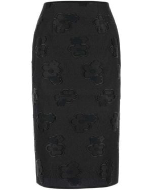 Cecilie Bahnsen Silk Blend Allegra Skirt - Black