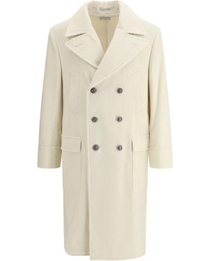 Brunello Cucinelli Coats - White