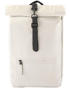 Rains Rolltop Rucksack W3 - White
