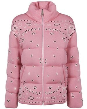 ALANUI 'Icon’ down jacket Multicolor Alanui Icon jacquard down jacket Alanui