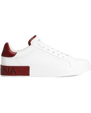 Dolce & Gabbana Portofino Trainers - White
