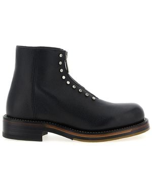 McQueen 'Maker' Ankle Boots - Black