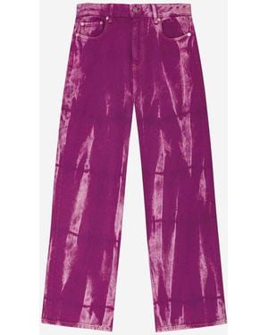 Ganni Marri Dyed Jeans - Purple