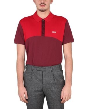 BOSS Polo With Logo - Red