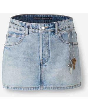 Alexander Wang Mini Skirt Trousers - Blue