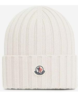 Moncler Wool Hat - White