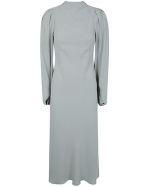 N°21 Crepe Sable Midi Dress Clothing - Grey