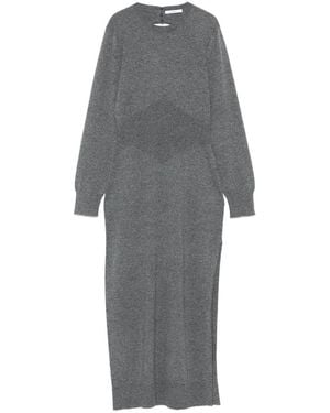 Givenchy Open Back Long Dress - Grey
