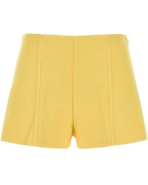 Prada Cotton Shorts - Yellow