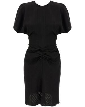 Victoria Beckham 'Gathered Waist Mini' Dress - Black