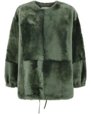 Yves Salomon "Haut 70Cm" Jacket - Green
