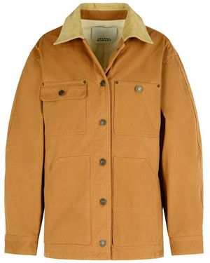 Isabel Marant Ninon' Cotton Cognac Jacket - Brown
