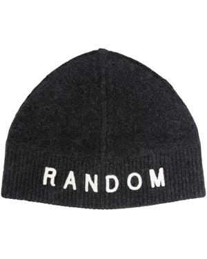 Random Identities Beanie With Ris Logo Accessories - Black