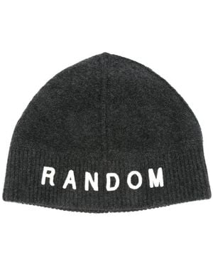 Random Identities Beanie With Ris Logo Accessories - Black