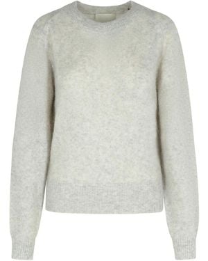 Isabel Marant 'Lusia' Light Cashmere Blend Sweater - Gray