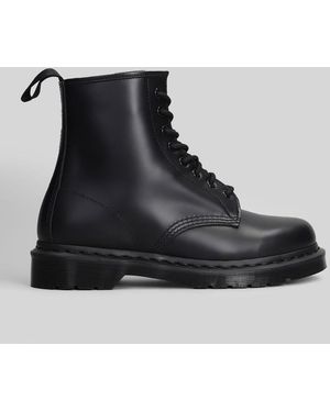 Dr. Martens 1460 Mono Combat Boots - Black