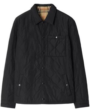 Burberry Reversible Quilted Nylon Jacket - Black