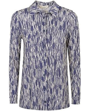 Siyu Printed Shirt - Blue