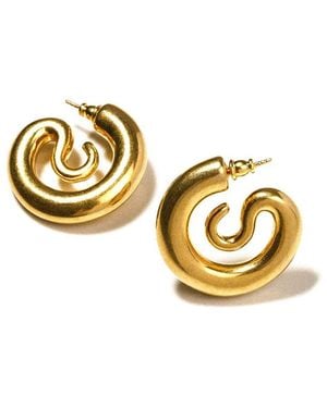 Panconesi Serpent Hoops Small Accessories - Metallic