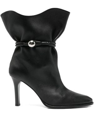 Isabel Marant Lolya Leather Boots - Black