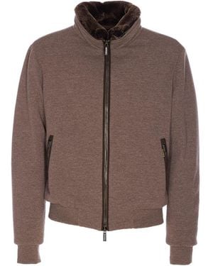 Moorer Coatsjackets - Brown