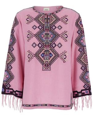 Isabel Marant Zelda' Blouse - Pink
