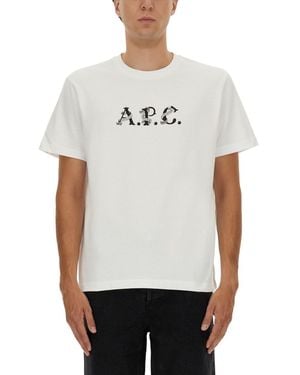 A.P.C. T-shirt "hugo" - White