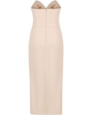 Elisabetta Franchi Corset Dress - Natural