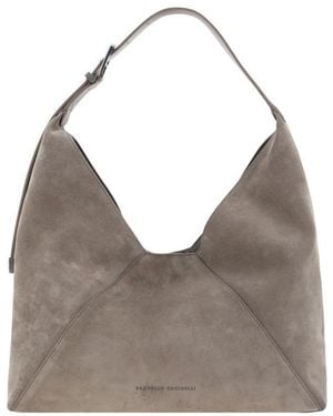 Brunello Cucinelli Shoulder Bags - Grey