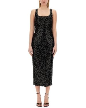 Moschino Mini Sequin Dress - Black