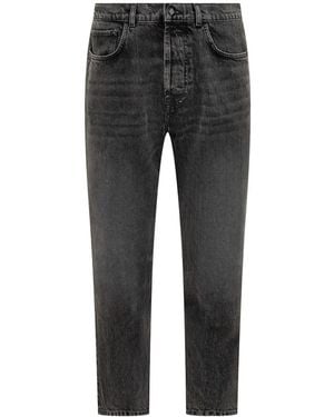 AMISH Straight Denim Vintage Jeans - Grey
