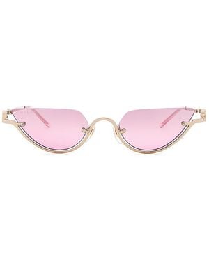 Gucci Gg1603S Linea Gg Logo Sunglasses - Pink